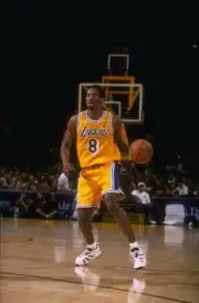 Guard Kobe Bryant Los Angeles Lakers in action the Minnesota Timbe- Old Photo