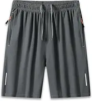 [Generic] Unisex Ice Silk Fast Dry Stretch Shorts,Women's Ice Silk Cooling Quick Drying Stretch Shorts