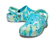 Crocs Unisex Baya Marbled Clog Digital Aqua/Multi US Men's 13 EU 48-49