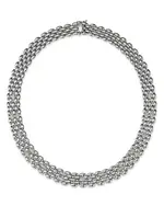 Alberto Amati 14K Yellow Gold & 14K White Gold Diamond Panther Collar Necklace, 18