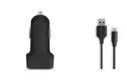 Car Charger+USB Cord Cable for Amazon Kindle Fire HD 8 HD8 (2017), Kindle Voyage