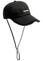 Jacquemus La Casquette Artichaut Canvas cap - Black 60 (60cm / L)