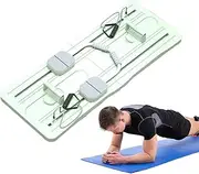 Foldable Pilates Reformer, Multi-Functional Pilates Board, Multifunctional Abdominal Board With Ab Roller, Ab Exercise Machine, Resistance Bands, Full Body Pilates Core Trainer For Home