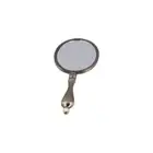 Handheld Oval Hand Mirror Portable Cosmetic Mirror Handle Makeup Mirror Gift