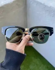 NWT Ray Ban Mega Clubmaster 0316 Black G15 53/21 Original Case Included