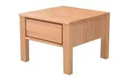 MD Moni Solid Timber 1 Drawer Lamp Table