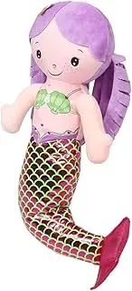 HIAKDOFT Plush Mermaid Doll for Cute Stuffed Animal for Nap Travel and Play Birthday Present Enhancing Imagination and Comfort
