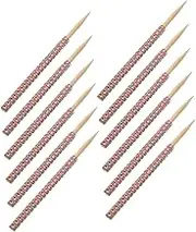 DRESSOOS 32pcs Apple Stick Lollipop Making Sticks Multi-Function Lollipop Stick Sticks for Candy Chocolate Sticks Compact Candy Stick Acrylic Apples Sticks Decorative Cake Stick Cake Sticks