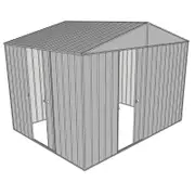 Build-a-Shed 3.0 x 2.3 x 2.3m Gable Single Sliding Side Door Shed - Zinc