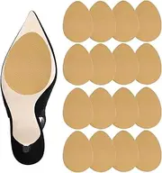 [Lmcheny] Non Slip Shoe Pads, Self-Adhesive Anti Slip Shoe Grips, Silicone Non Skid Sole Protector Stickers Shoe Gummies on Bottom of Shoes, 8pairbeige, 8