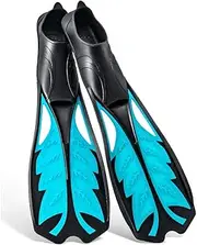 qwmvhfg, Adult Flexible Comfort Diving Fins Professional Free Diving Long Fins Rubber Non-Slip Swimming Flippers Snorkeling Equipment