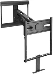 Brateck Premium Pull Down Mantel TV Wall Mount for 65 to 85-Inch