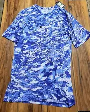 NWT Under Armour ABC Sonar Blue Camo Short Sleeve T-Shirt Large 1357727