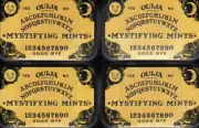 MYSTIFYING MINTS CANDY 4 OUIJA BOARD TINS SEALED