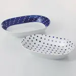 【西海陶器】 日本製 藍丸紋 咖哩飯碗 [兩入組]