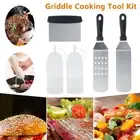 Grill Griddle Accessories Kit Professional BBQ Cooking Grilling Utensils NurHL