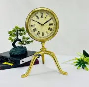 Handcrafted Chrono Clock (Colors Available - Gold, Black) Aesthetic Table Clock