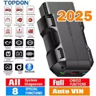 2025 TOPDON TOPSCAN OBD2 Bluetooth Car All System Code Reader Scanner Tool SAS