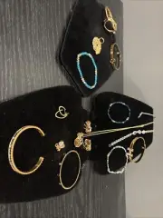 Mystery Box of Titanium Gold & 925 SterlingNew Jewelry, Bracelets & Earrings, 12