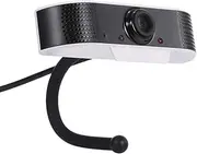 zolyet S2 1080P Computer Webcam Wide Angle Portable Camera USB Built-in Microphone Notebook Laptop PC Desktop Computer Web Video Camera USB Plug & Play for Online Conferences Meeting Black & White