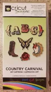 CRICUT Imagine COUNTRY CARNIVAL Cartridge - NEW w/o plastic clamshell