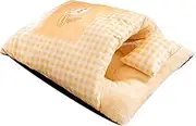 Générique Cat Sleeping Bag Bed, Plaid Enclosed Pet Nest with Pillow, 17.72 x 13.78 inches Comfortable Sturdy Compact Warm Cave Bed for Small Dogs, Bunnies, Hamsters and Other Small Pets