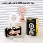 Mini Mobile Fill Light Fan USB Charging Fan Creative Small Fan