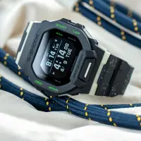 在飛比找momo購物網優惠-【CASIO 卡西歐】G-SHOCK 方形迷彩運動潮流數位藍