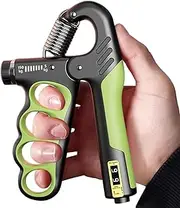 Grip Trainer,Grip Strengthener Adjustable Trainer - Ergonomic Finger Exerciser, Smart Counting Non-Slip Tool for Men Women Adults Elderly Athletes Workout