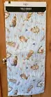 Easter Bunny Table Runner Blue White Stripe Floral 16”x80” Bunny Hill Farms- NEW
