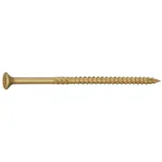 10 x 4" Star Drive Tan Deck Saberdrive Screws 1 lb. Box (48 pcs.)