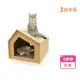 【貓本屋】升級款DIY貓抓板造型貓屋(XL號)