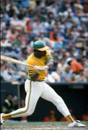 Don Baylor Oakland Athletics bats v the Baltimore Orioles at an M- 1976 Photo
