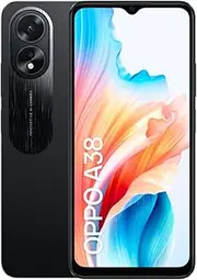 [OPPO] A38 4G Dual SIM 128GB ROM + 4GB RAM (GSM ONLY | NO CDMA) Factory Unlocked 4G/LTE Smartphone (Lights Black) - International Version