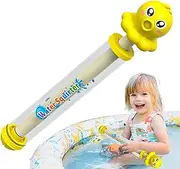 Fireworks Water Spray Toy - Funny Water Squirt Soaker Toy | Cute Octopus Design Firework Style Pool Game | Summer Outdoor Activity Playing Supplies for Kids Teens Couples (Yellow)