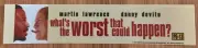 ⭐ What's The Worst That Could Happen? (2001) - Movie Theater Mylar Poster Small
