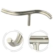 12inch Bowl Lathe Tool Rest Concave Grip Easy Interior Reach Stainless Steel