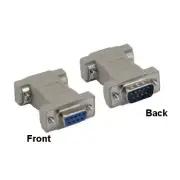 [10pc] DB9 Male to DB9 Female Null Modem Adapter RS-232 Shielded Molded Crossove