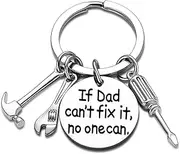 [GTVGJH] Dad Keychain Dad Gifts from Son Daughter Gift Keyring Dad Papa Daddy