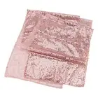 Rectangle Sequin Tablecloth Banquet Table Runner Wedding Reception Party8320
