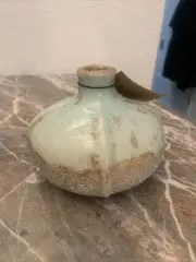 Creative Co-Op Round Terracotta Vases with Distressed Finish 2qt