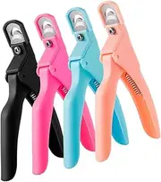 Pack Nail Scissors U-shaped Nail Cutters Professional Manicure Scissors Triple Cut Comfortable Ergonomic Design Random