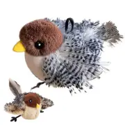 Flappy Bird Cat Toy Interactive Cat Toy Flapping Bird Chirp Tweet Exercise Toy