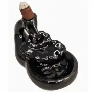 Ceramic Backflow Waterfall Smoke Cones Incense Yoga Meditation