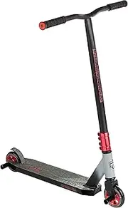 [Mongoose] Rise Freestyle Stunt Trick Scooter, For Kids Youth Adult Men Women Ages 8 Up, Lightweight Alloy Deck & Heavy-Duty Frame Up to 220 lbs., Bike-Style Grip, T-Bar Handlebar and High Impact Wheels