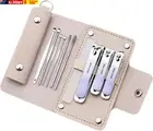 Nail Clipper Set,10-In-1 Stainless Steel Manicure Kit,Tweezers and Nail File Kit