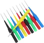 ABOOFAN 10pcs Car Test Probes Multimeter Puncture Matching Test Probes 0.7mm Wire Probes Automotive Electrical Tester Plastic Construction Temperature Resistant