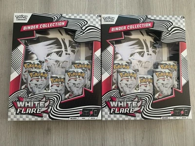 Pokemon Scarlet & Violet: White Flare Binder Collection - Set Of 2