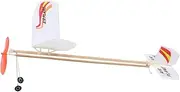 Abaodam 1set Rubber Band Powered Airplane Model Kit Assembly Toy for Boys and Girls Lightweight Glider for Play Creativity Motor Skills for Boys