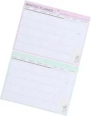 Monthly Planner Academic Chart for Work Office and School Planning Detachable Sheets